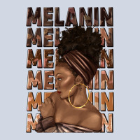 Melanin Melanin Melanin With Afro Girl Premium Sweatshirt | Teevron