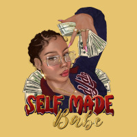 Self Made Babe Afro Black Woman Premium Sweatshirt | Teevron