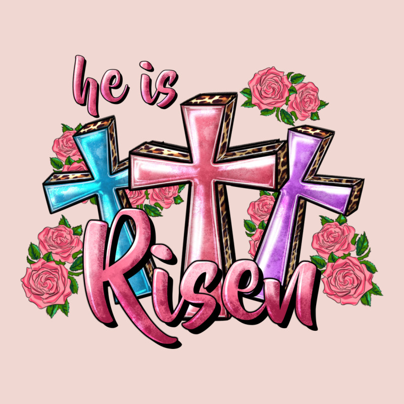 He Is Risen Cross Premium Sweatshirt by RanaPortraitStore | Teevron