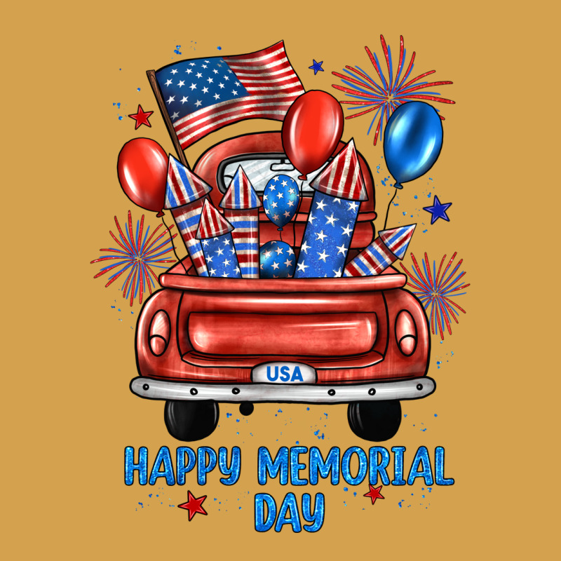 Happy Memorial Day Farm Truck Urban Hoodie by JahusDesignShop | Teevron