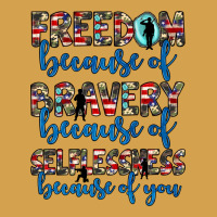 Freedom Because Of Bravery Because Of Selflessness Because Of You Urban Hoodie | Teevron