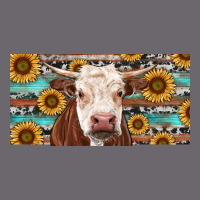 Heifer With Sunflower And Serape Premium Sweatshirt | Teevron