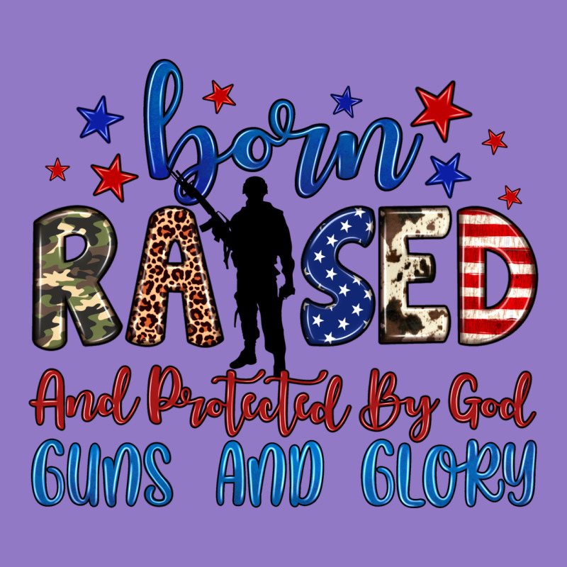 Born Raised And Protected By God Guns And Glory Urban Hoodie by JahusDesignShop | Teevron