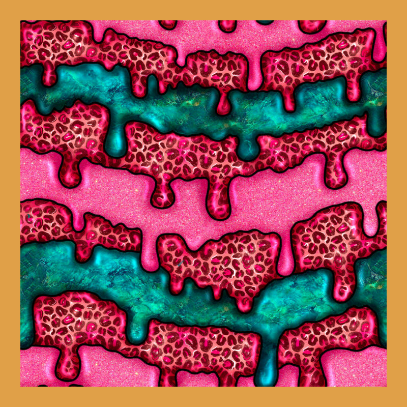 Valentines Day Leopard And Turquoise Gemstone Seamless Pattern Premium Hoodie by BundleAndBundleShop | Teevron