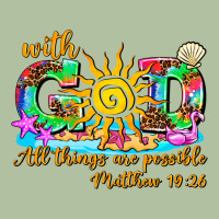 With God All Things Are Possible Summer Urban Hoodie | Teevron