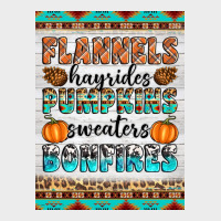 Flannels Hayrides Pumpkins Sweaters Bonfires Urban Hoodie | Teevron
