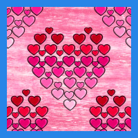 Valentines Day Hearts Seamless Pattern Premium Hoodie | Teevron