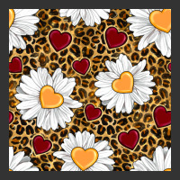 valentines day daisy and leopard seamless pattern | Teevron