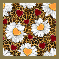 Valentines Day Daisy And Leopard Seamless Pattern Premium Hoodie | Teevron