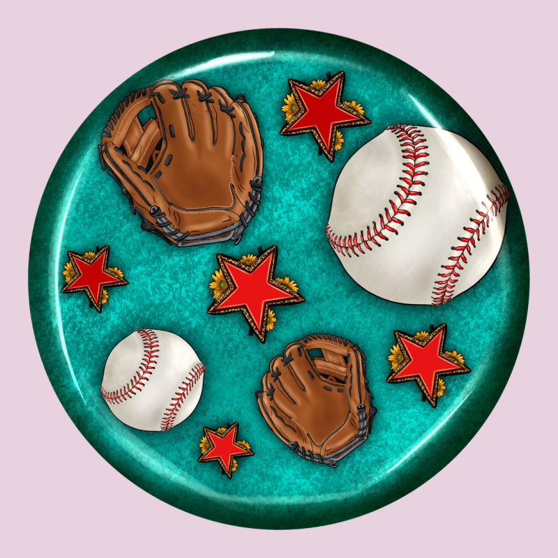 Baseball With Sunflower Round Earrings Classic Tee by BundleAndBundleShop | Teevron