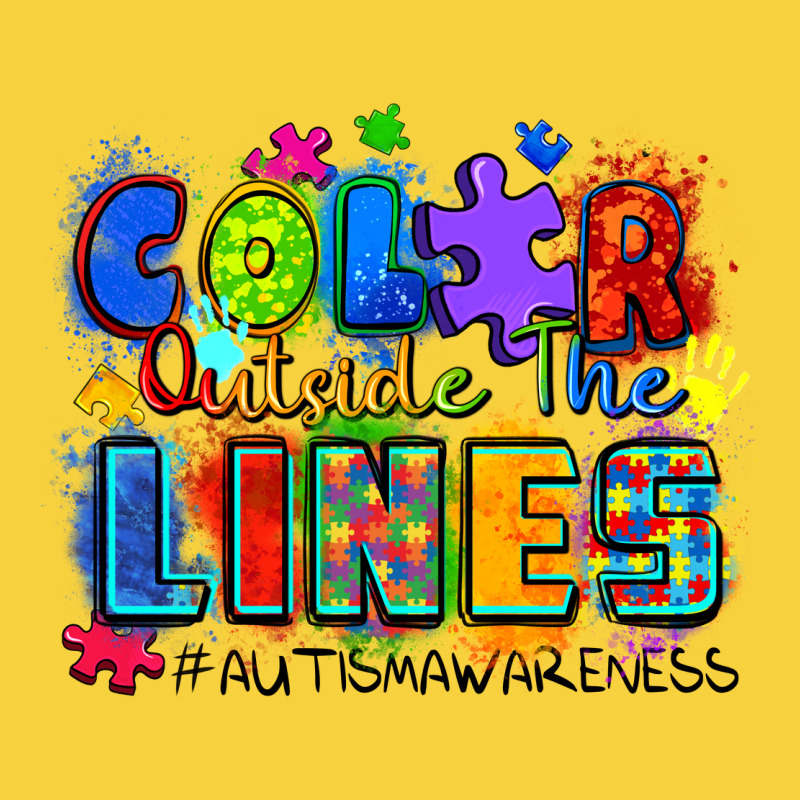 Color Outside The Lines Autism Awareness Premium Sweatshirt by Zillion Design Studio | Teevron