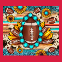 Football Cowhide Sunflower Premium Hoodie | Teevron