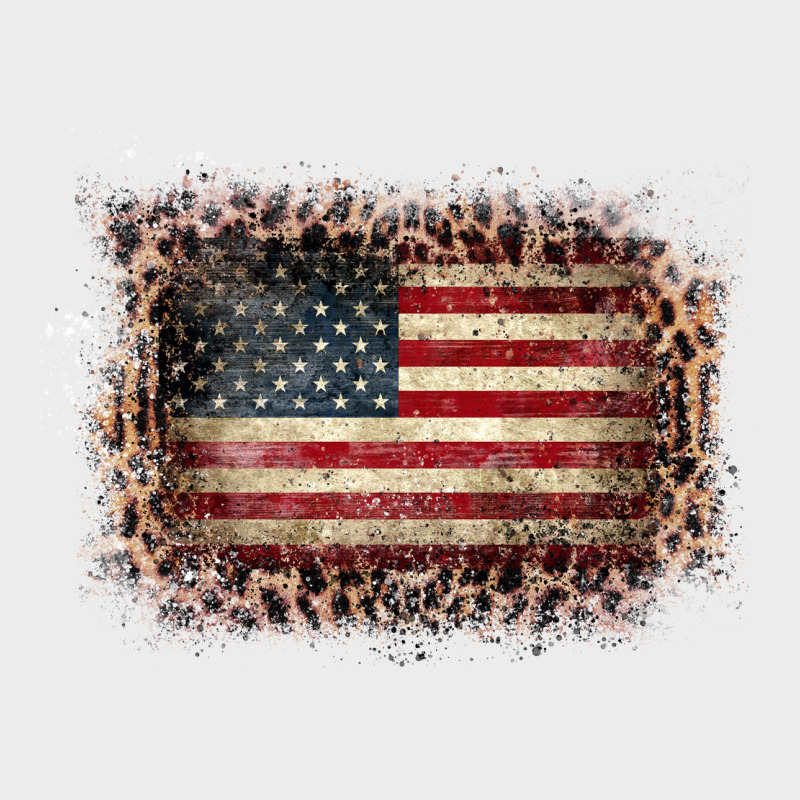 Old Leopard American Flag Frame Urban Hoodie by Bettercallsaul | Teevron