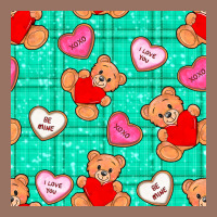 Valentines Day Teddy Bears And Cookies Seamless Pattern Premium Hoodie | Teevron
