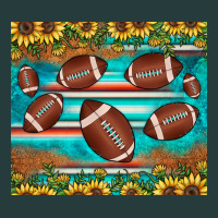 Football Turquoise Sunflower Premium Hoodie | Teevron