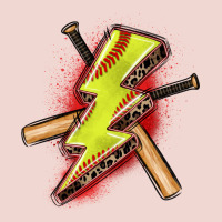 Softball Lightning Bolt Premium Sweatshirt | Teevron