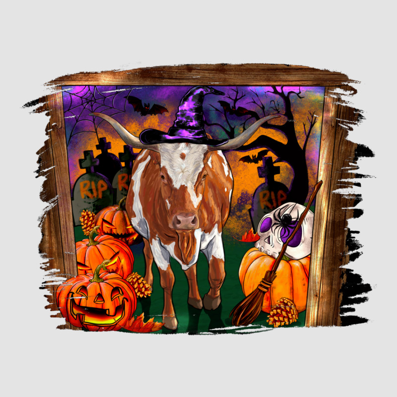 Longhorn Cow Halloween Premium Sweatshirt by RanaPortraitStore | Teevron