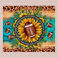 Football Leopard Turquoise Sunflower Premium Hoodie | Teevron