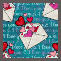 Valentines Day Envelope With Hearts Premium Hoodie | Teevron