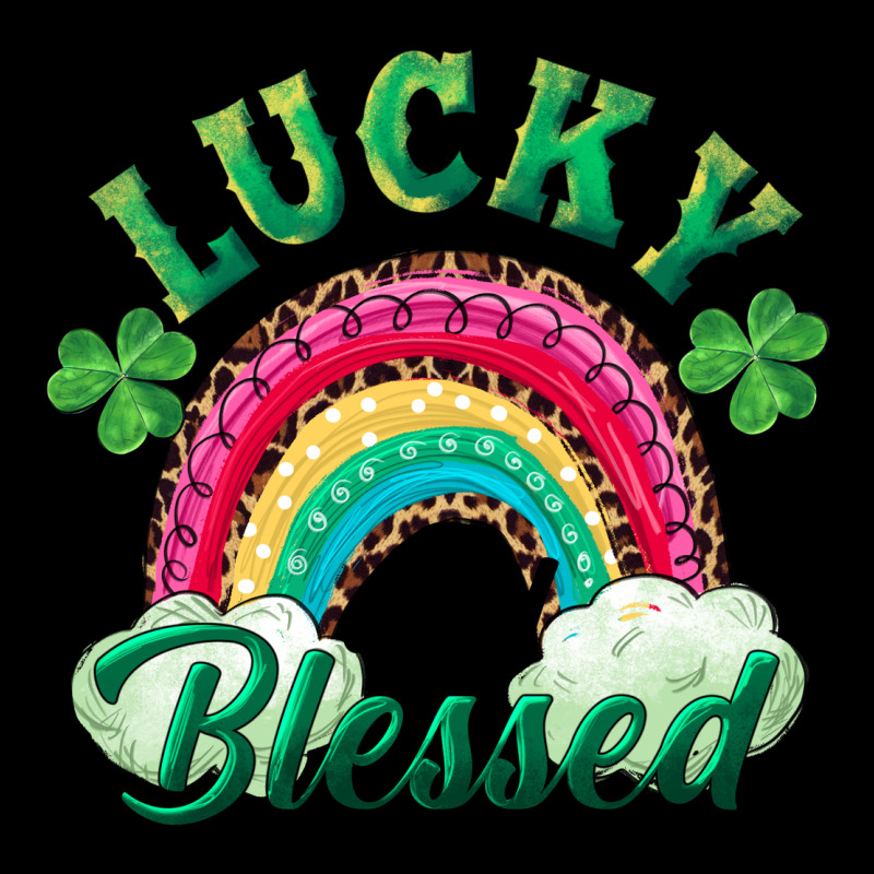 Lucky And Blessed Rainbow Premium Sweatshirt by RanaPortraitStore | Teevron