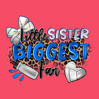 Little Sister Biggest Fan Volleyball Premium Sweatshirt | Teevron
