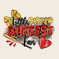 Little Sister Biggest Fan Softball Premium Sweatshirt | Teevron
