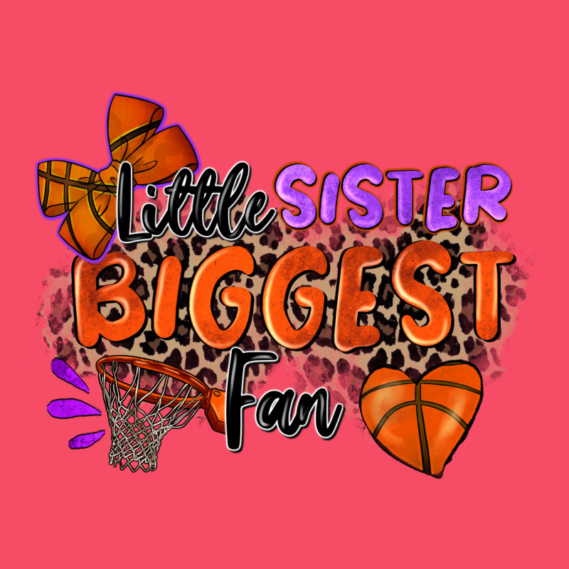 Little Sister Biggest Fan Basketball Premium Sweatshirt by Zillion Design Studio | Teevron