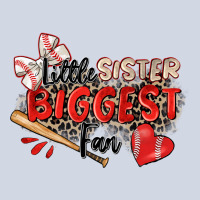 Little Sister Biggest Fan Baseball Premium Sweatshirt | Teevron