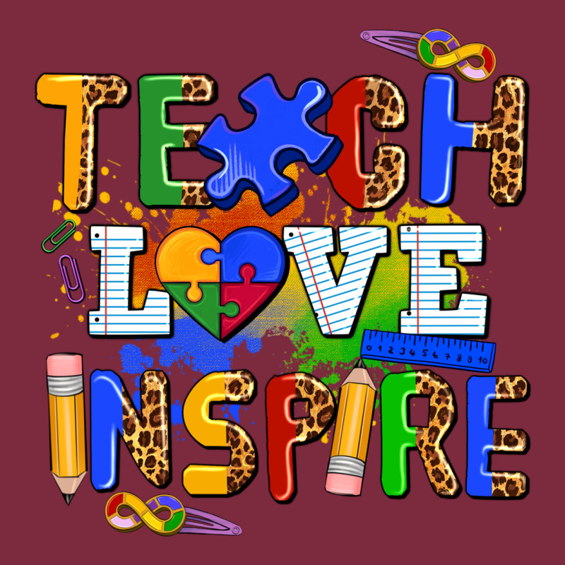 Teach Love Inspire Premium Hoodie by AdoDesignShop | Teevron