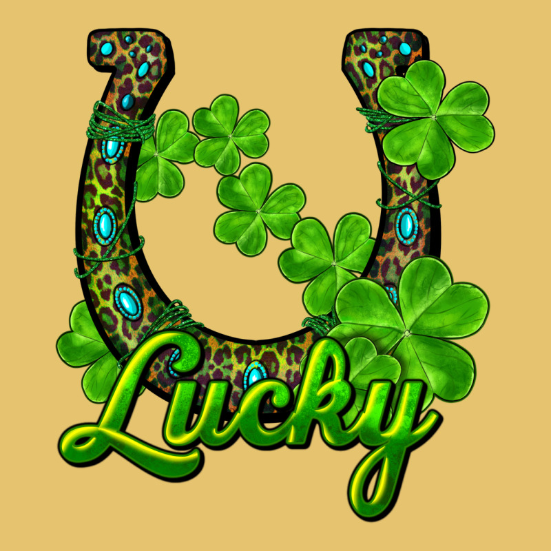 Lucky Shamrock Horseshoe Premium Sweatshirt by RanaPortraitStore | Teevron