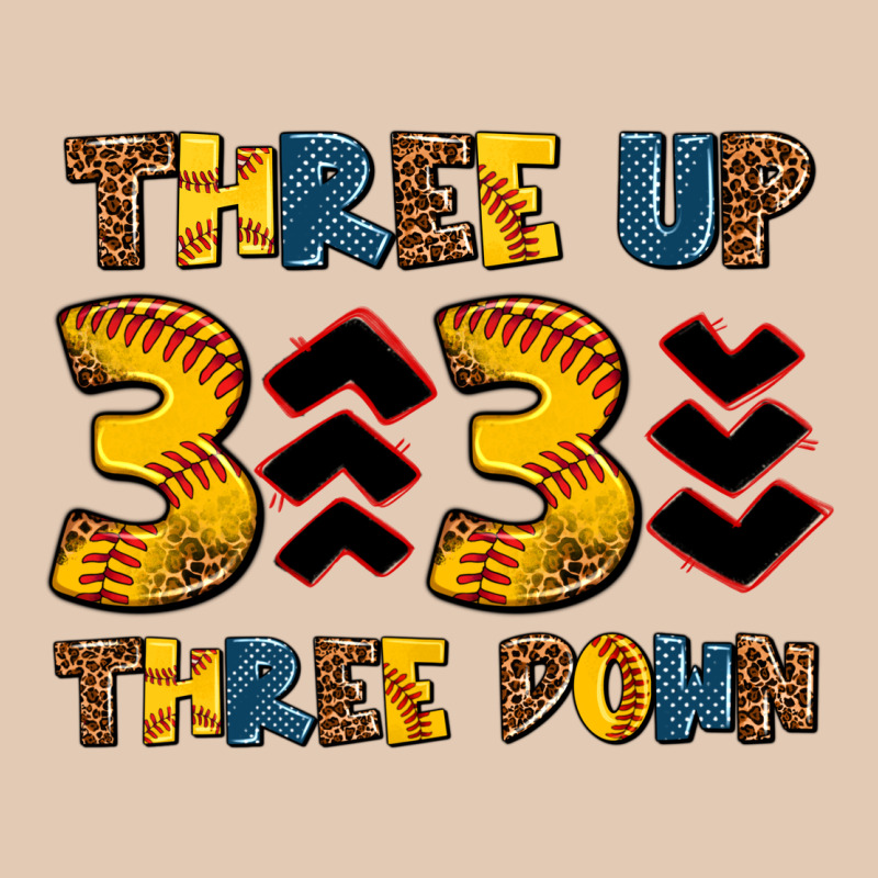 Three Up Three Down Softball Urban Hoodie by AdoDesignShop | Teevron