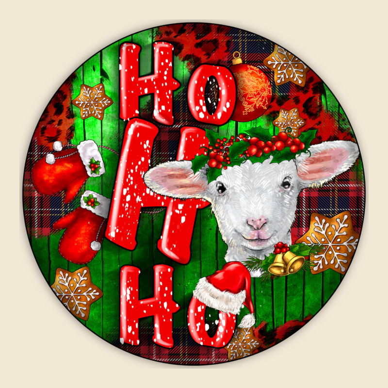 Ho Ho Ho Merino Wool Baby Sheep Premium Tee by LillyAllenDesigns | Teevron