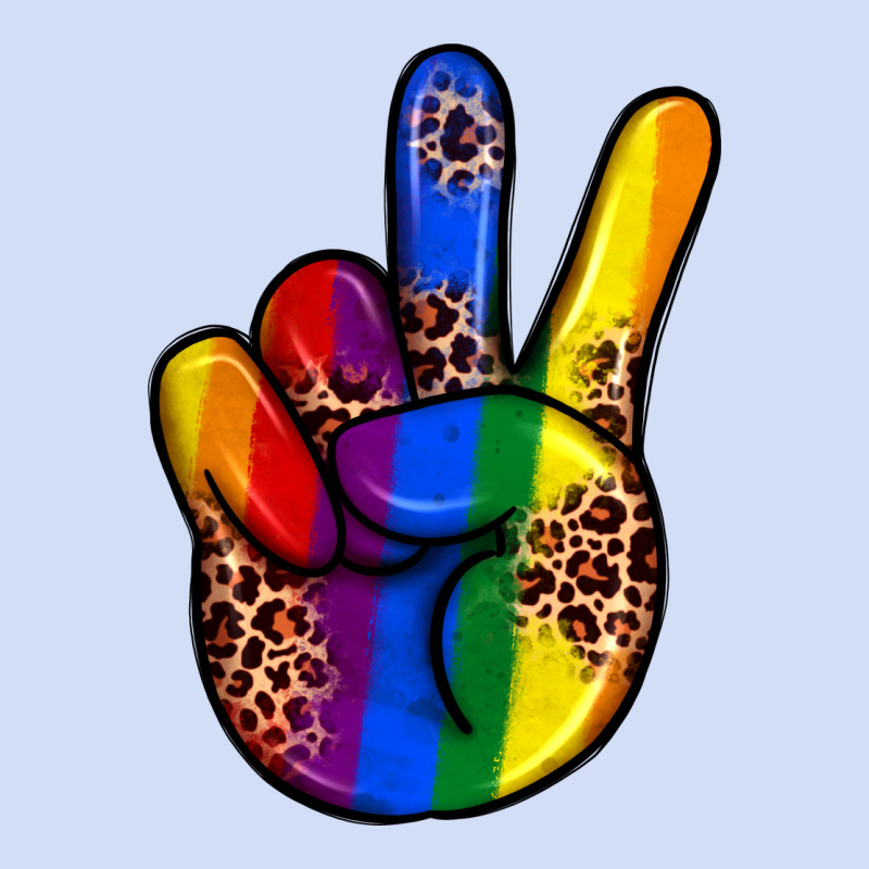 Pride Leopard Peace Hand Urban Hoodie by JahusDesignShop | Teevron