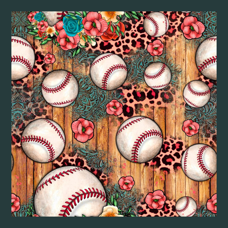 Baseball Leopard Seamless Pattern Premium Hoodie by JahusDesignShop | Teevron