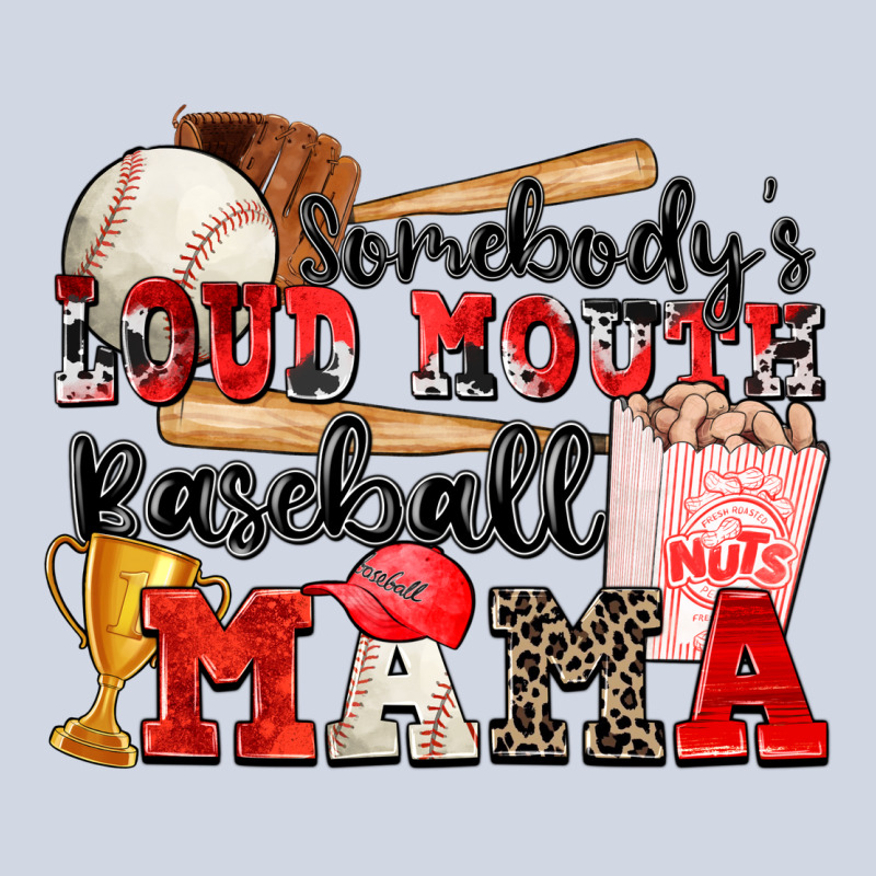 Somebody's Loud Mouth Baseball Mama Premium Sweatshirt by Zillion Design Studio | Teevron