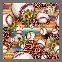 Baseball Leopard Cowhide Sunflower Seamless Pattern Premium Hoodie | Teevron