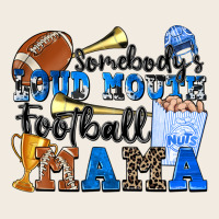 Somebody's Loud Mouth Football Mama Premium Sweatshirt | Teevron