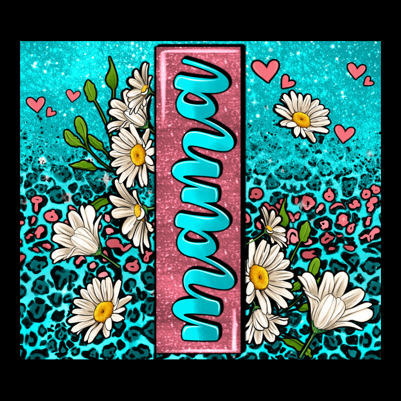 Turquoise Leopard Mama Urban Hoodie by AdoDesignShop | Teevron