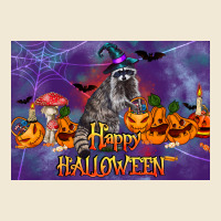 Happy Halloween Raccoon Premium Tee | Teevron