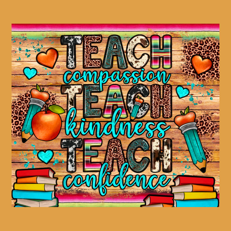 Teach Compassion Kindness Confidence Premium Hoodie by JahusDesignShop | Teevron