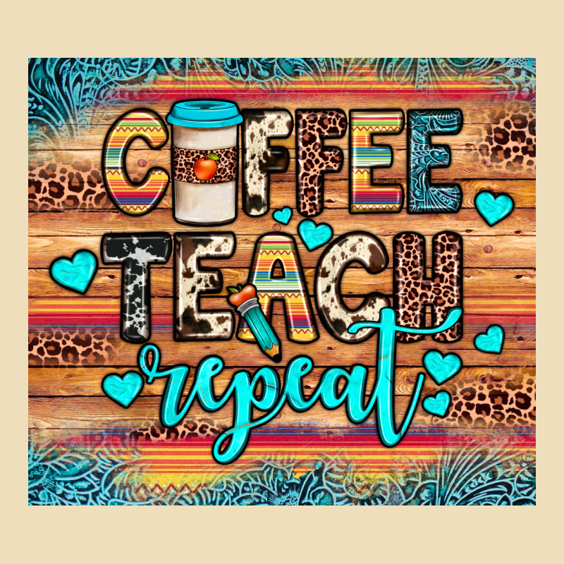 Coffee Teach Repeat Premium Hoodie by JahusDesignShop | Teevron
