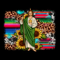 San Judas Leopard Cowhide Sunflower Background Urban Hoodie | Teevron