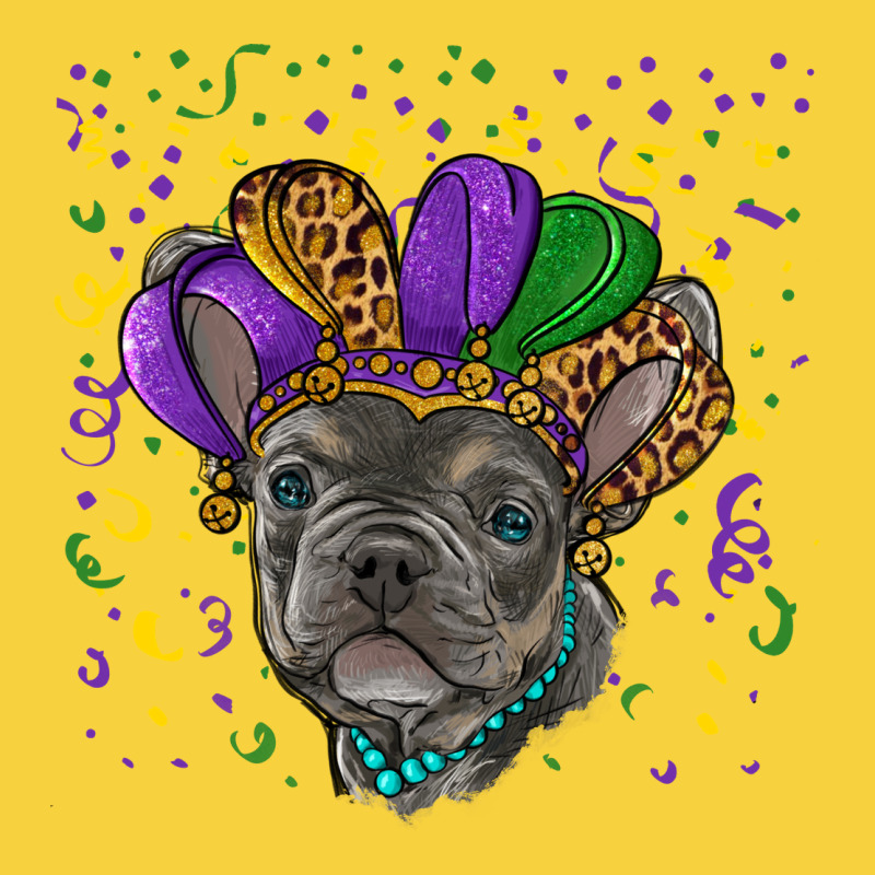 Mardi Gras French Bulldog Premium Sweatshirt by RanaPortraitStore | Teevron