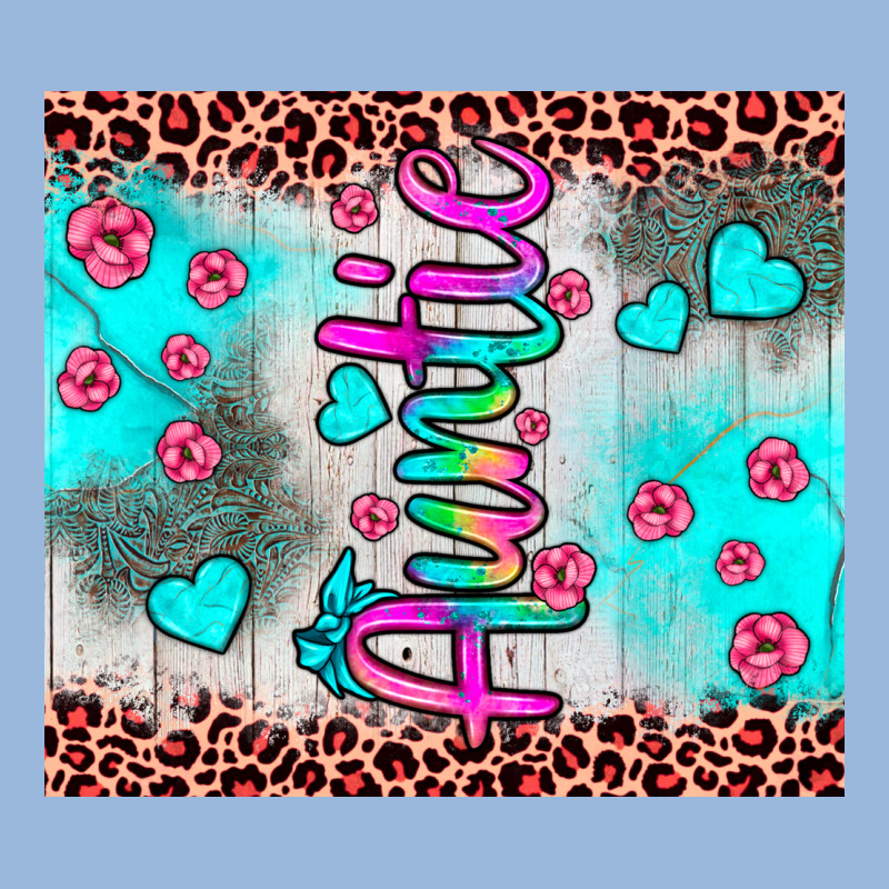 Auntie Leopard Turquoise Premium Hoodie by JahusDesignShop | Teevron