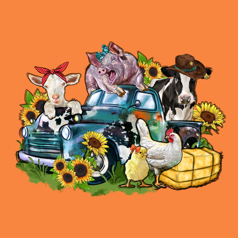 Farm Animals Truck Premium Sweatshirt by Zillion Design Studio | Teevron
