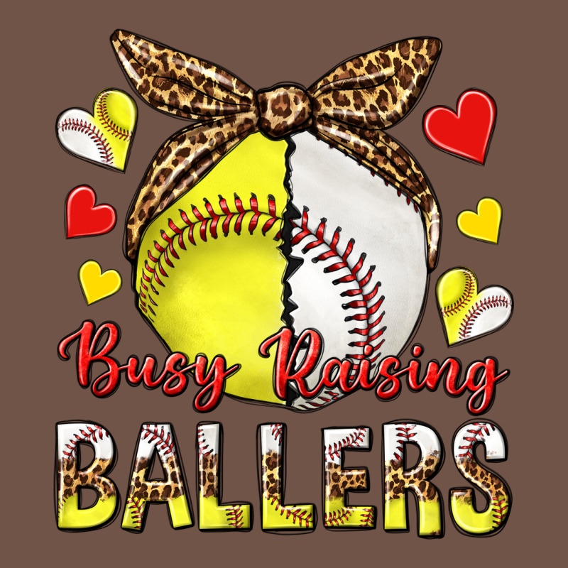 Busy Raising Ballers With Baseball And Softball Premium Sweatshirt by texasbilliewilder | Teevron