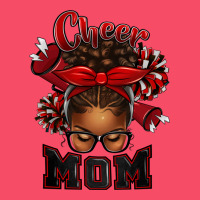Cheer Mom Afro Messy Bun Premium Sweatshirt | Teevron