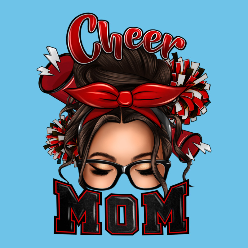 Cheer Mom Messy Bun Premium Sweatshirt by texasbilliewilder | Teevron
