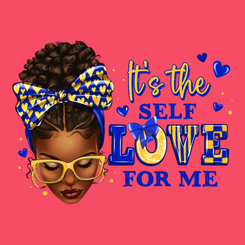 Sorority Colors Blue And Gold It's The Self Love F Premium Sweatshirt by texasbilliewilder | Teevron