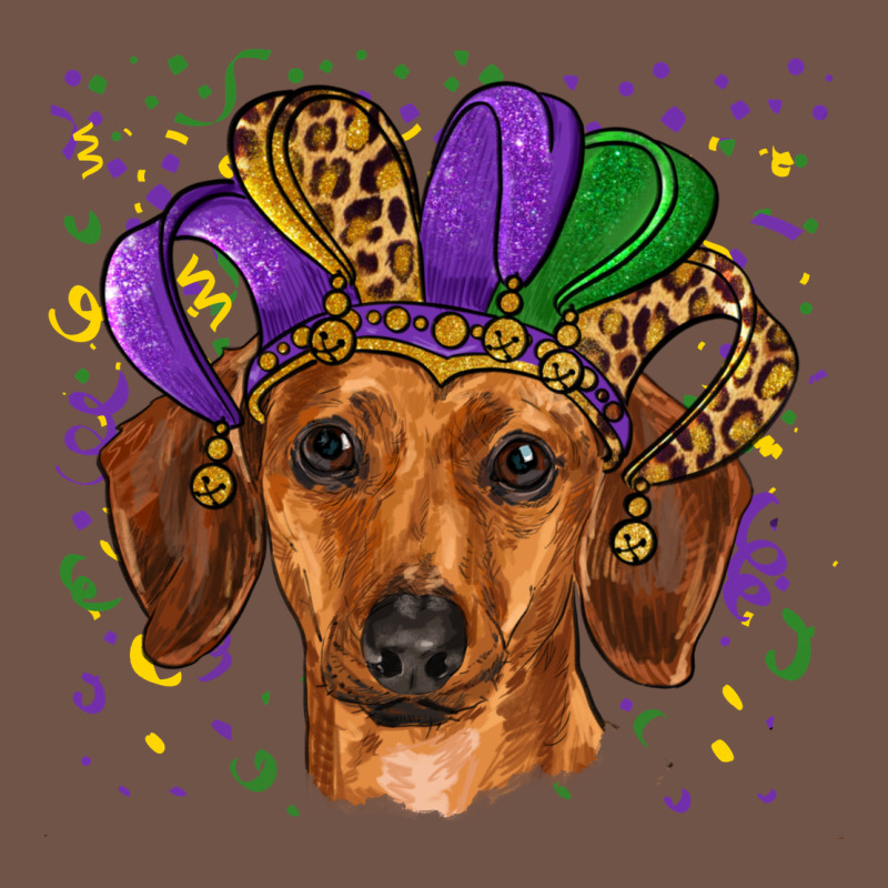 Mardi Gras Hat Dachshund Premium Sweatshirt by RanaPortraitStore | Teevron